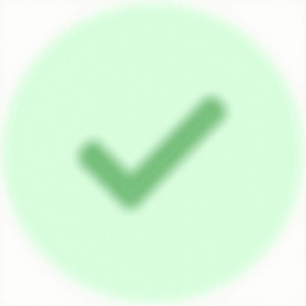 Icono de marca de verificación de éxito
